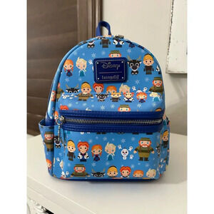 NWT Loungefly Disney Frozen Chibi Backpack